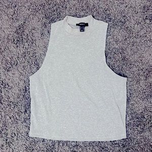 Grey turtle neck top